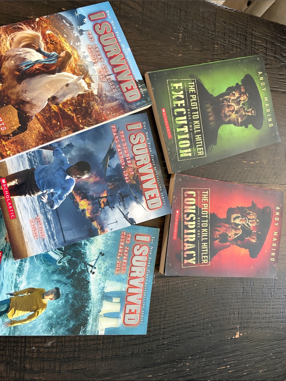 I Survived & The Plot to Kill Hitler Paperback Book Lot